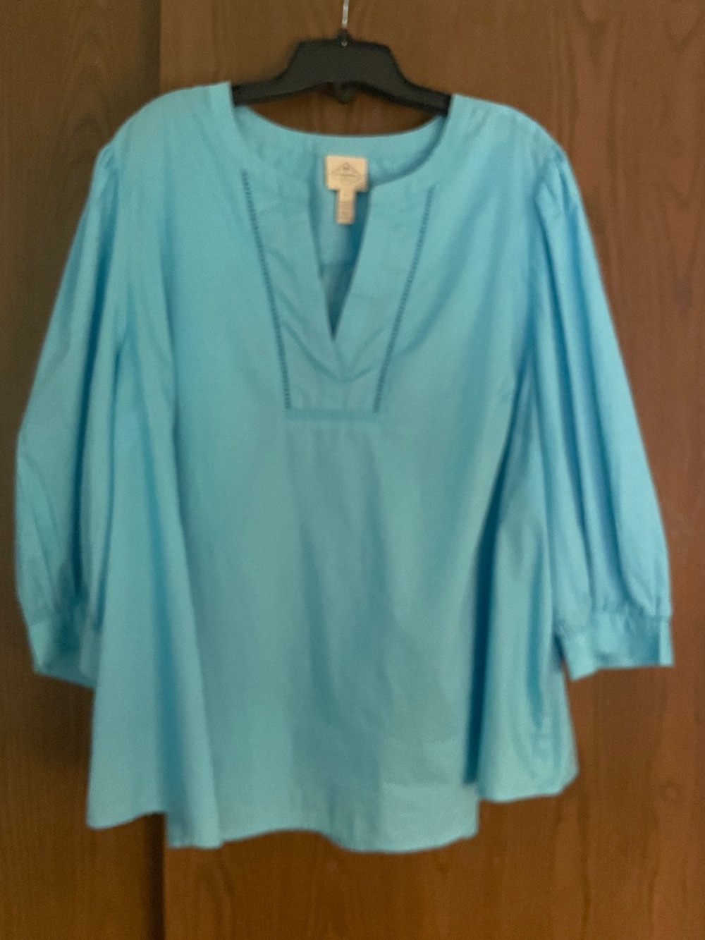 St. John’s Bay 2X Women’s Turquoise Top